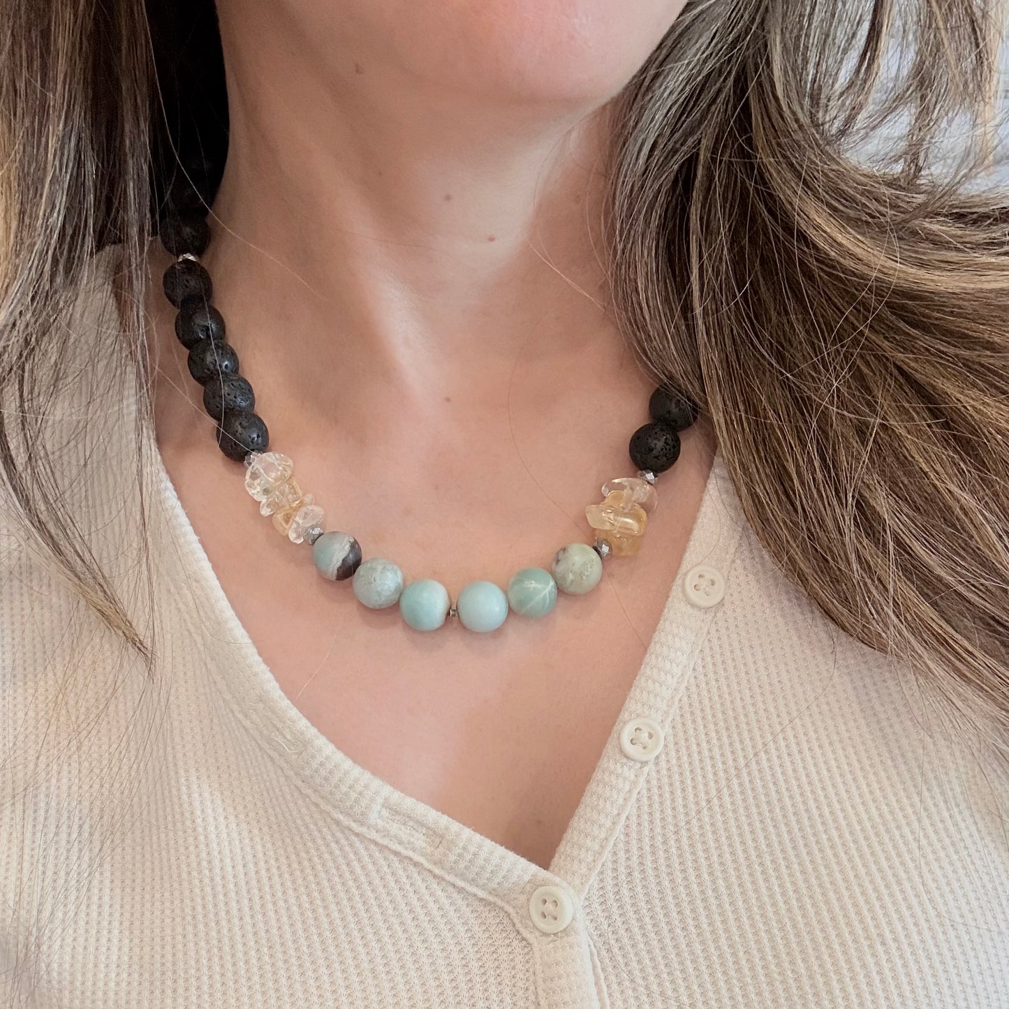 Black Volcanic Necklace