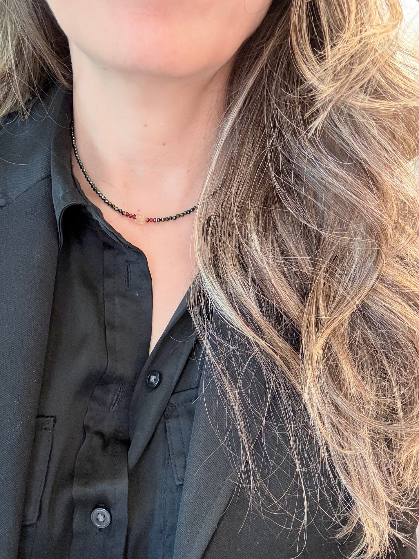 Natural Gemstones Necklace