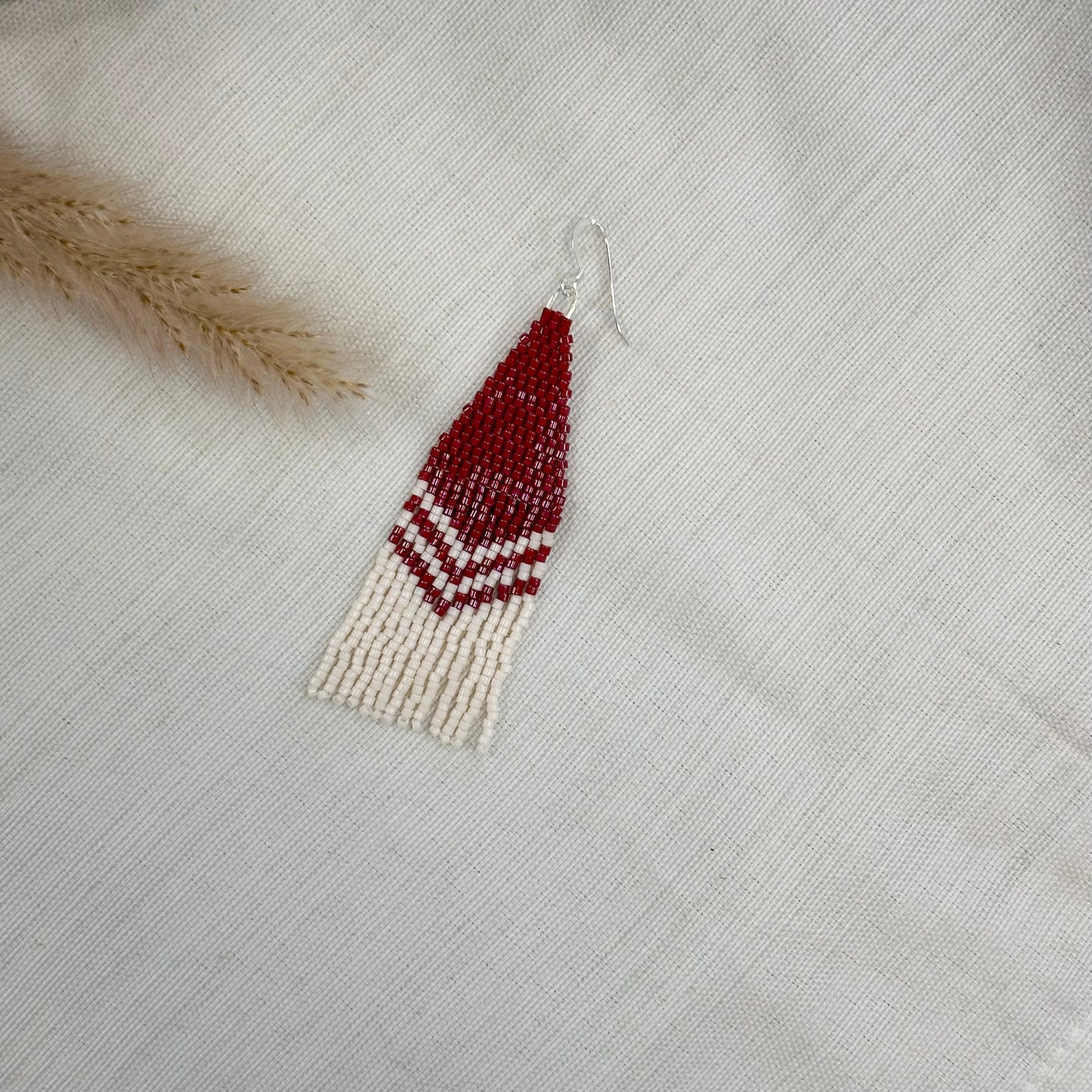 Handwoven Seed Bead Earrings