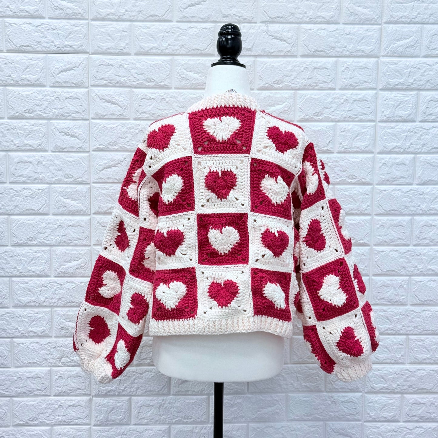 Heart Granny Square Cardigan