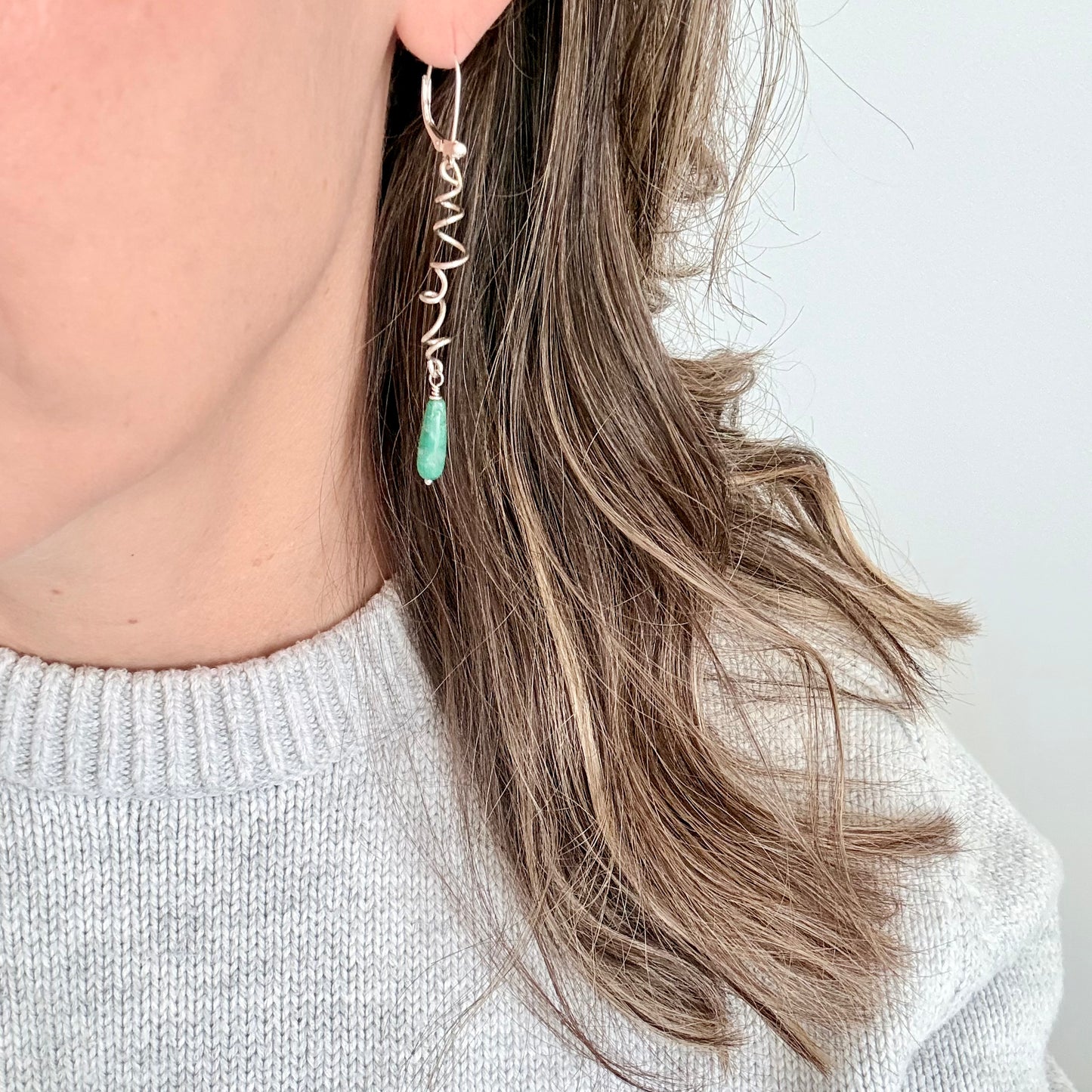 Twist & Turquoise Earrings