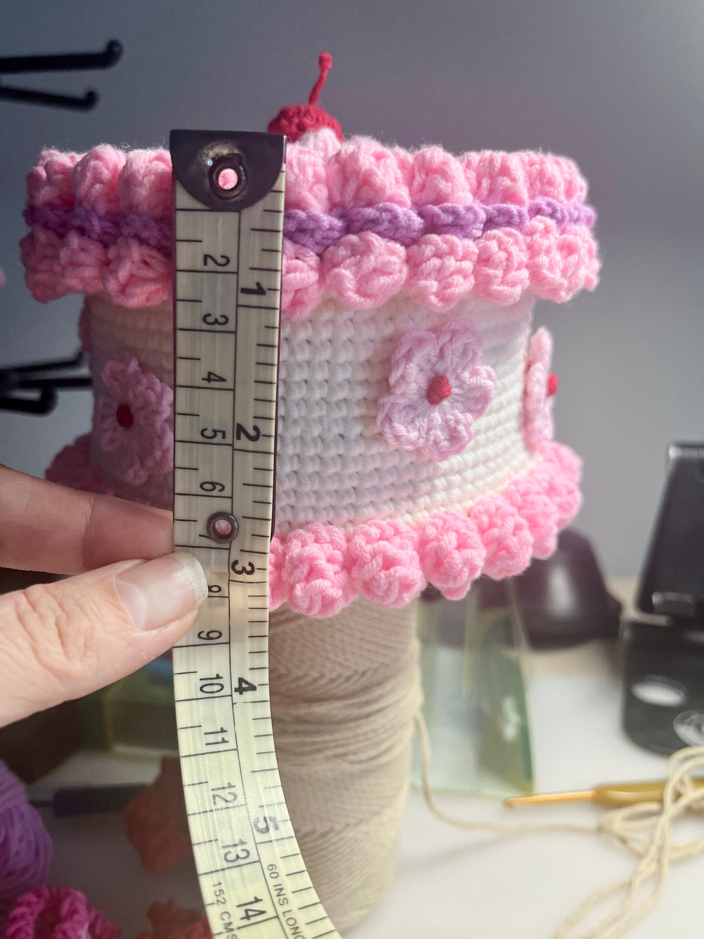 Crochet Birthday Cake