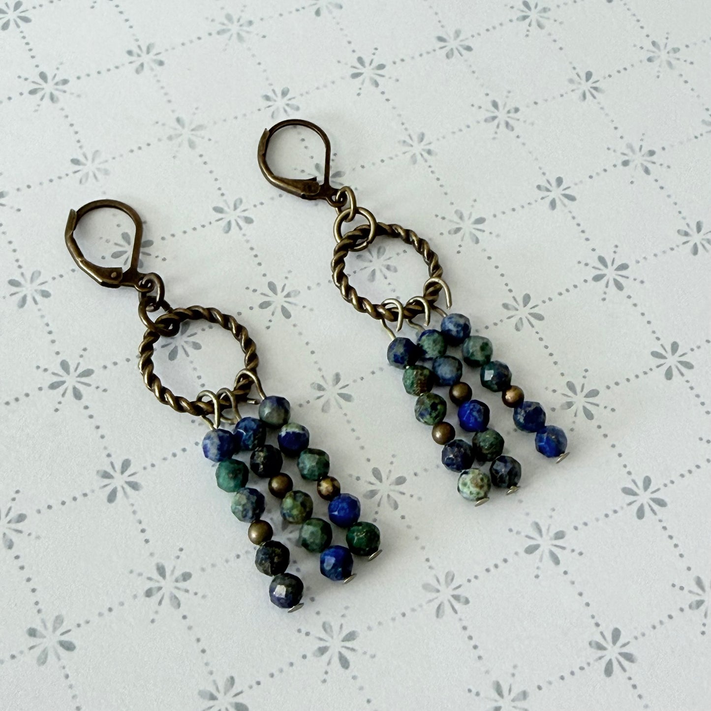 Azurite Earrings