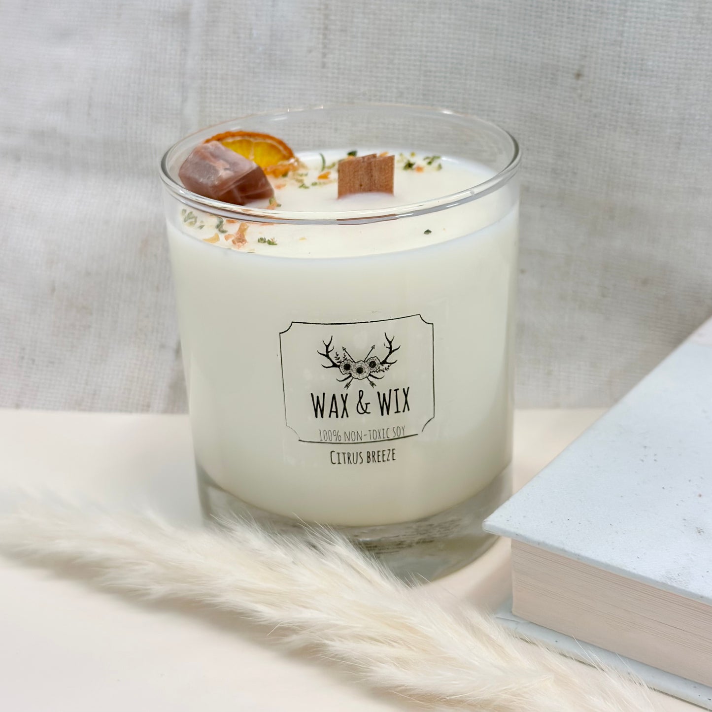 Natural Soy Candles Citrus Breeze - Think Stunning
