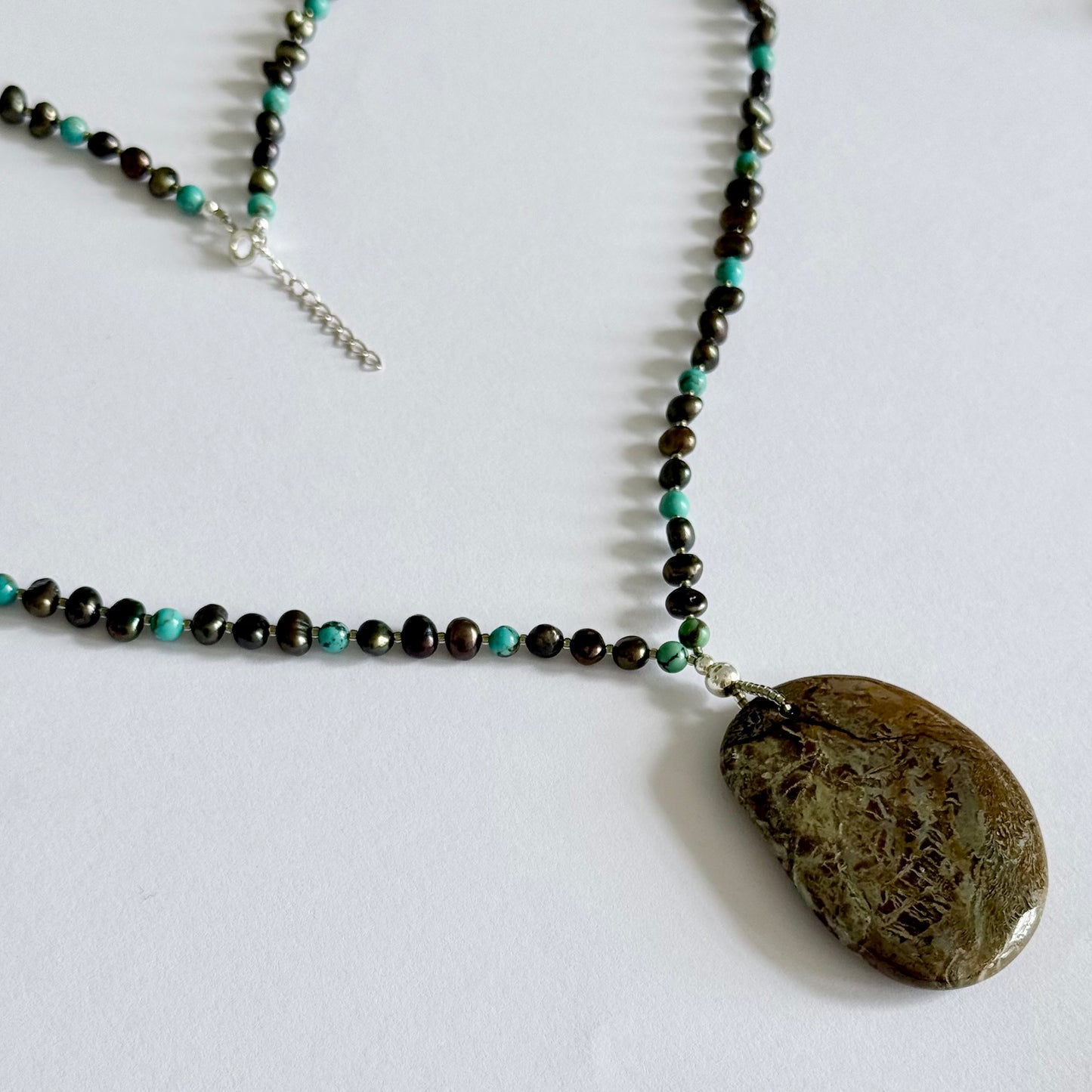 Earth & Sky Jasper Pendant Necklace