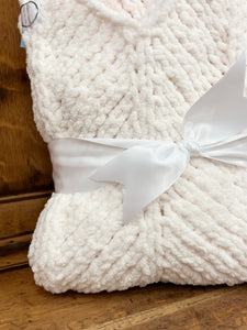 Chunky Knitted Blanket