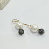 Sparkle Ball and Pearl Earrings - Think Stunning