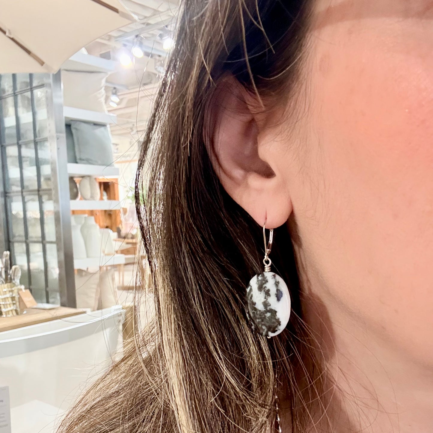 Zebra Earrings