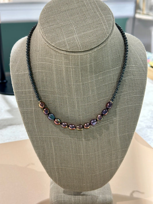 Peacock Pearl Necklace - Think Stunning