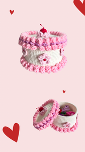 Crochet Birthday Cake