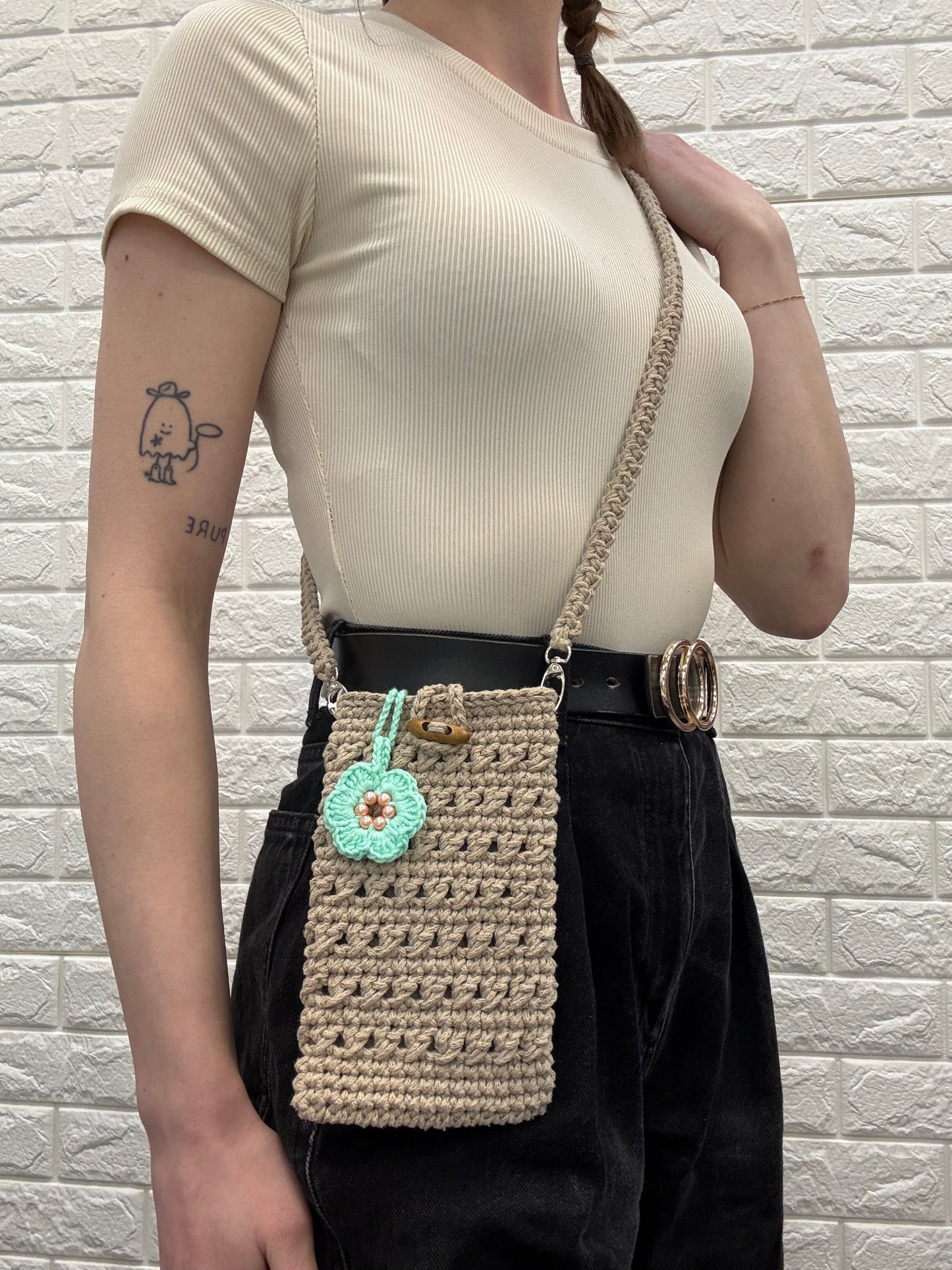 Crochet Crossbody Bag