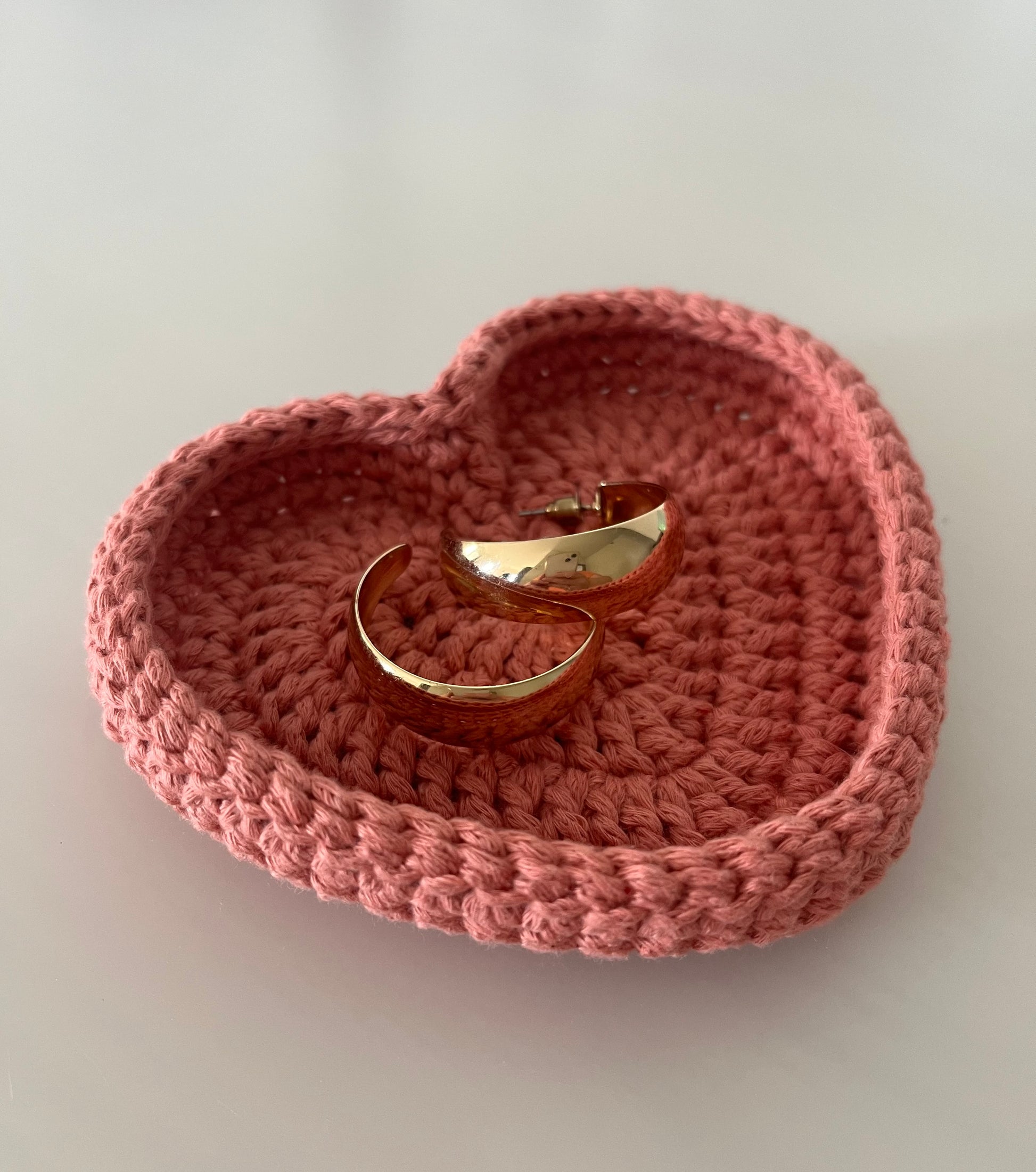 Hand Crochet Jewelry Trinket Dish - Think Stunning