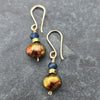 Pearl & Sodalite Drop Earrings