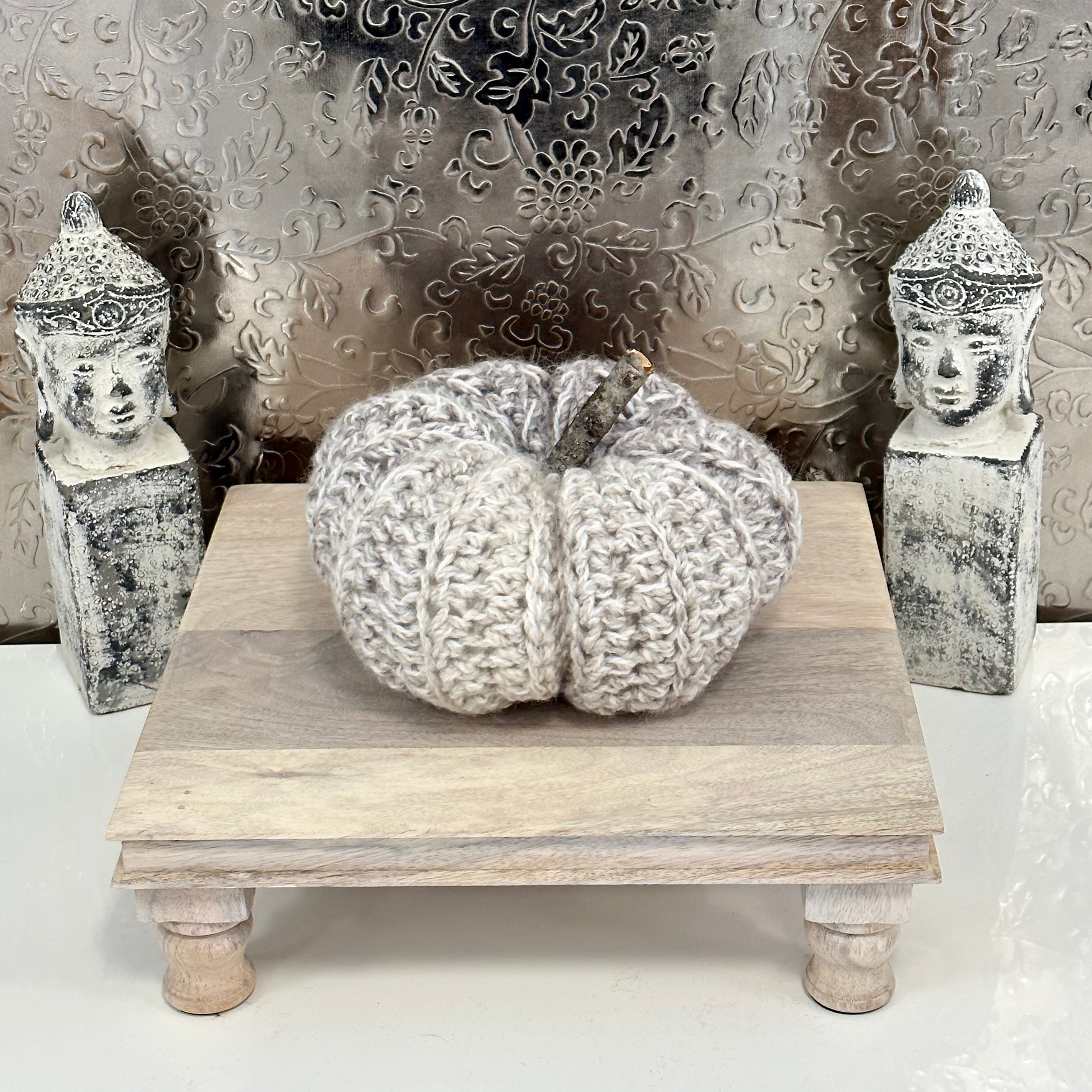 Handmade Knit Pumpkins