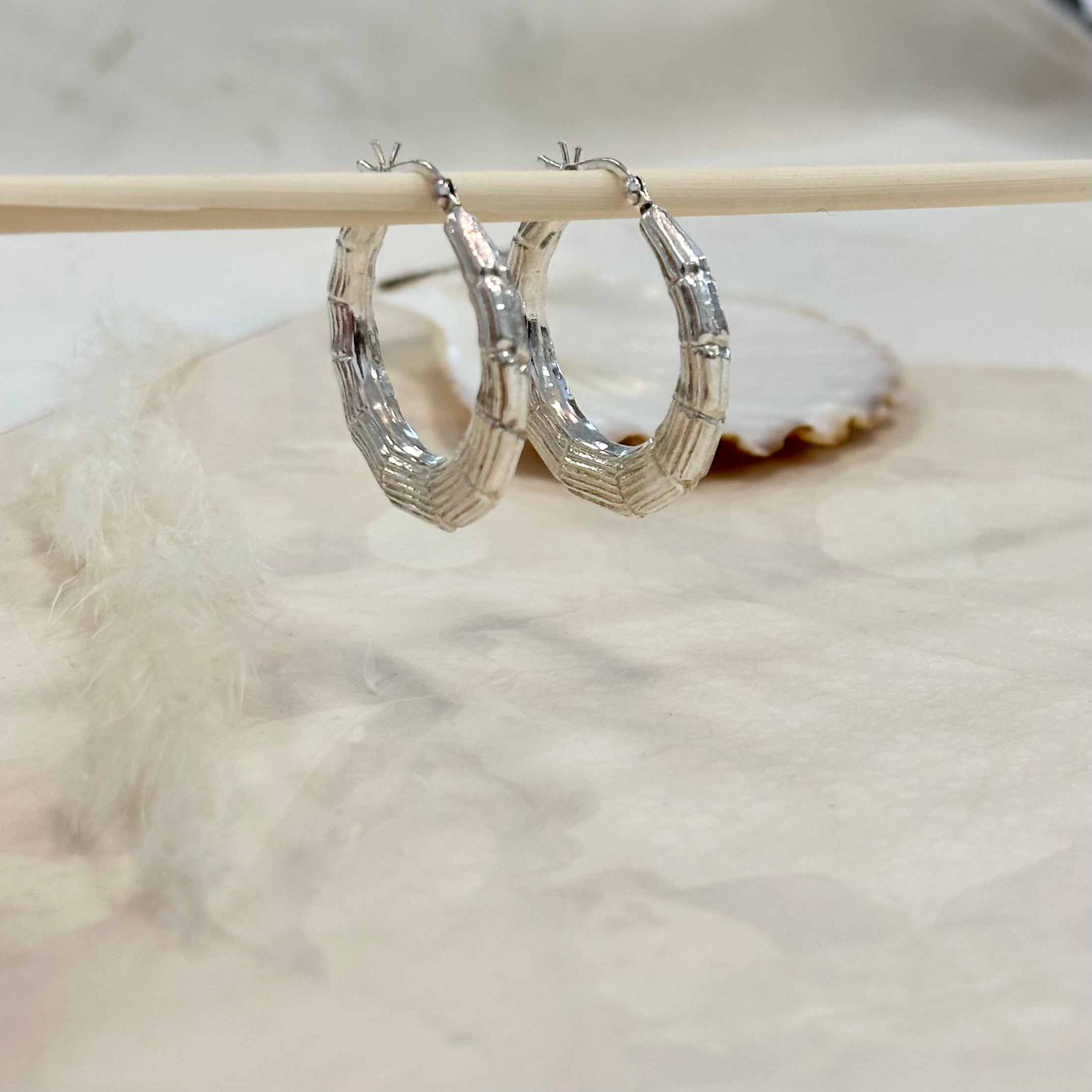 Sterling Silver Hoops