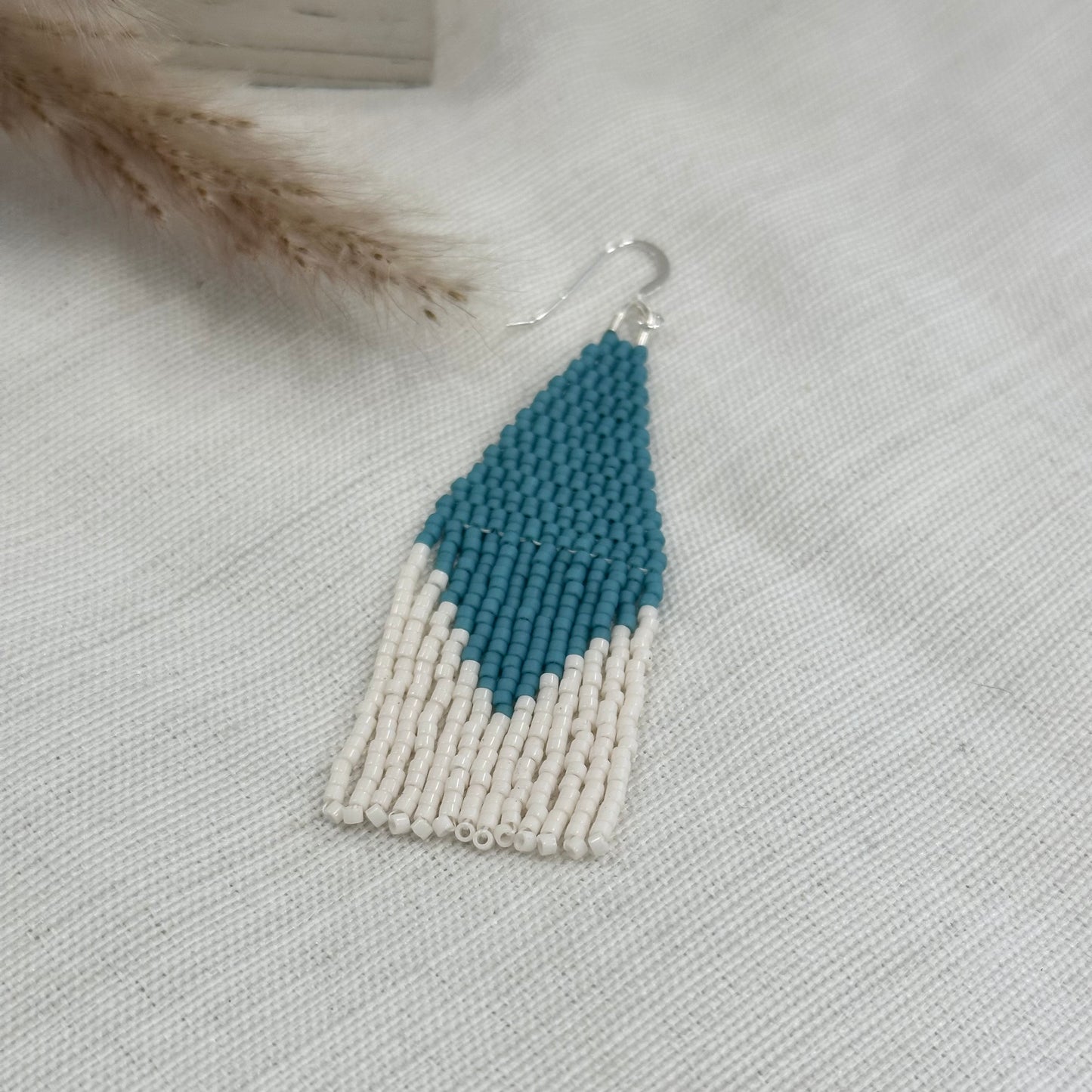 Handwoven Seed Bead Earrings