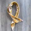 Handcrafted Botanical Silk Scarf