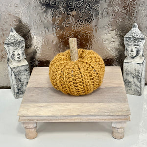 Handmade Knit Pumpkins