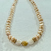 Gold Pearl Necklace