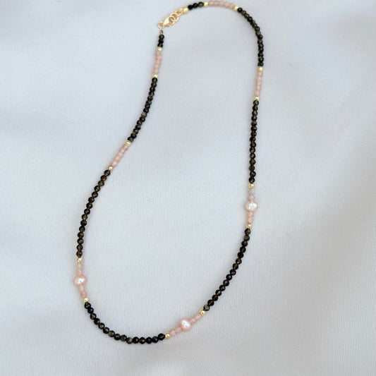 Golden Obsidian Necklace