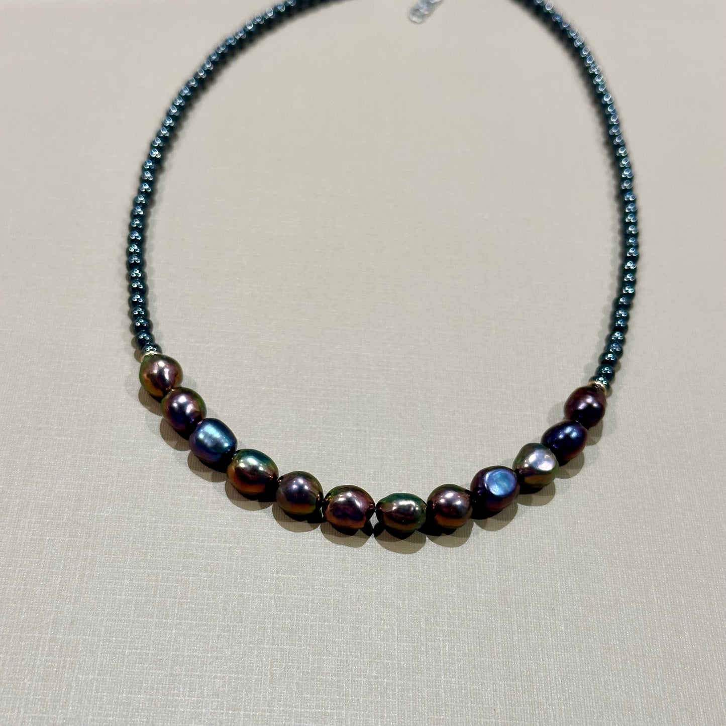 Peacock Pearl Necklace - Think Stunning