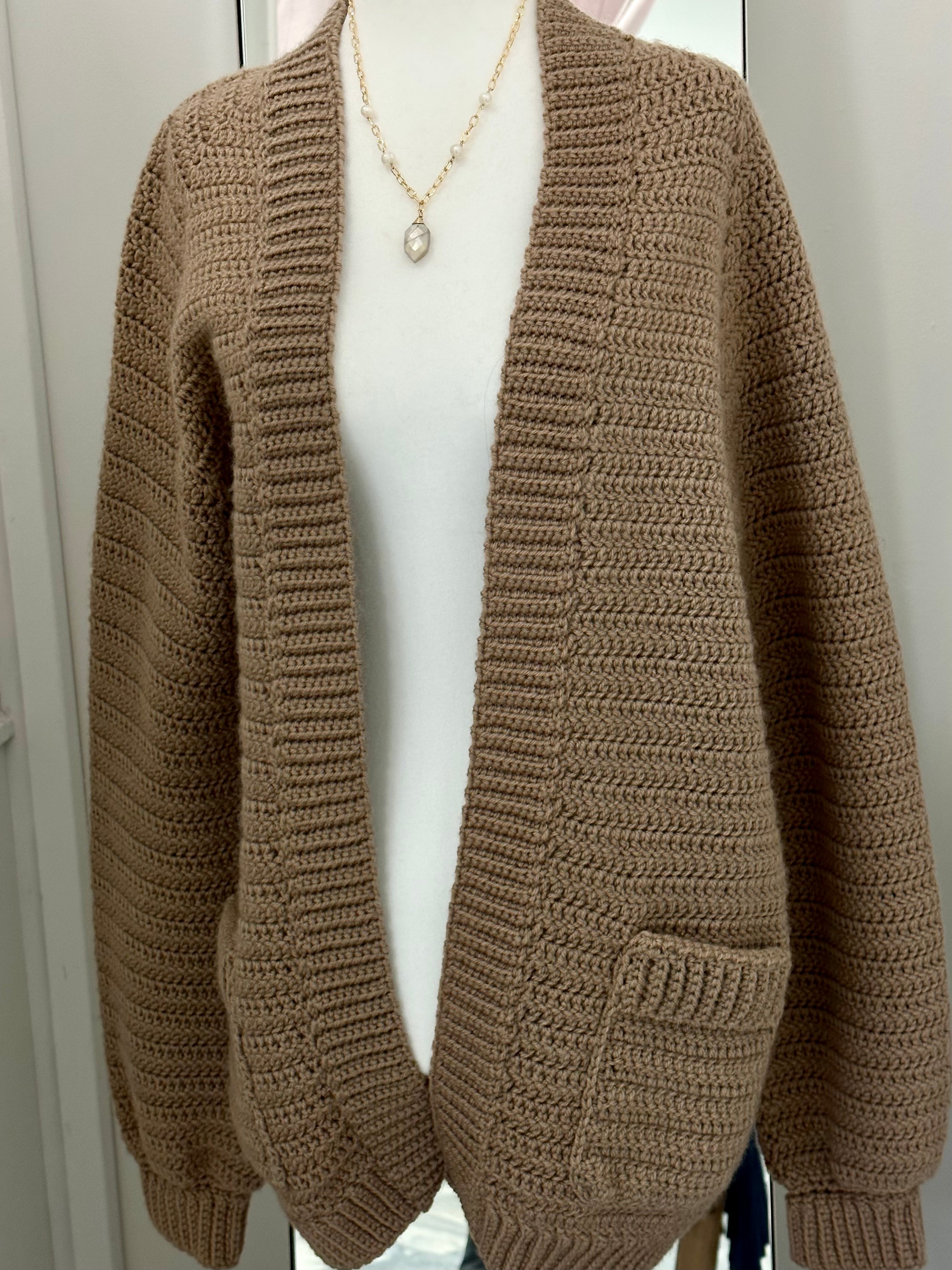 Hand-Crochet Women Cardigan