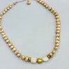 Gold Pearl Necklace