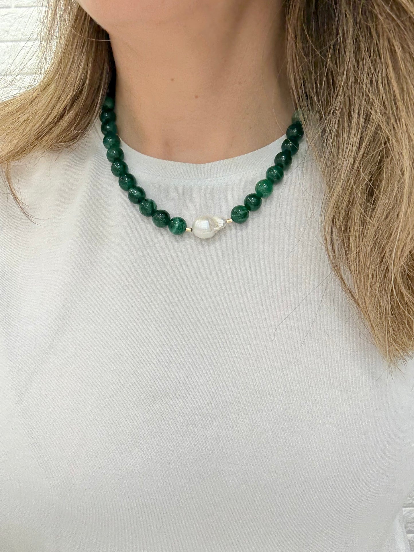 Fuchsite Necklace - Think Stunning