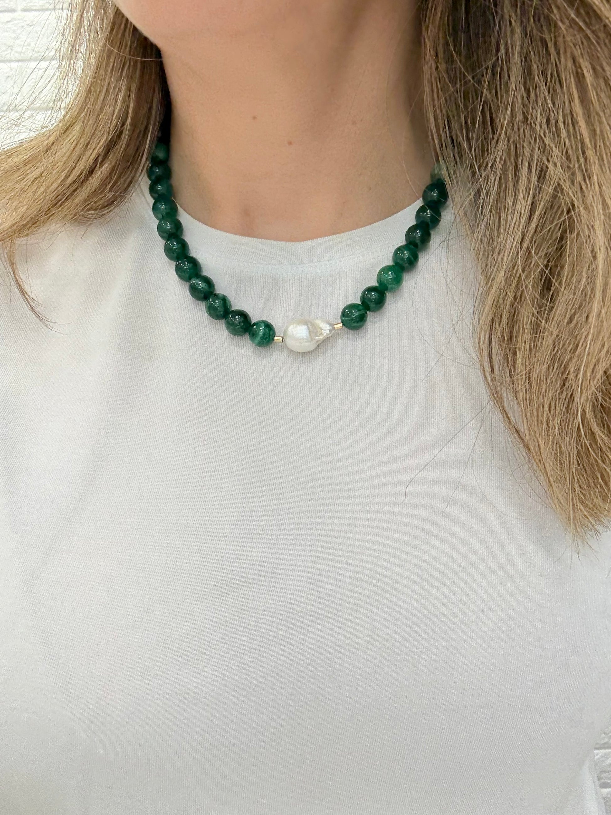 Fuchsite Necklace - Think Stunning