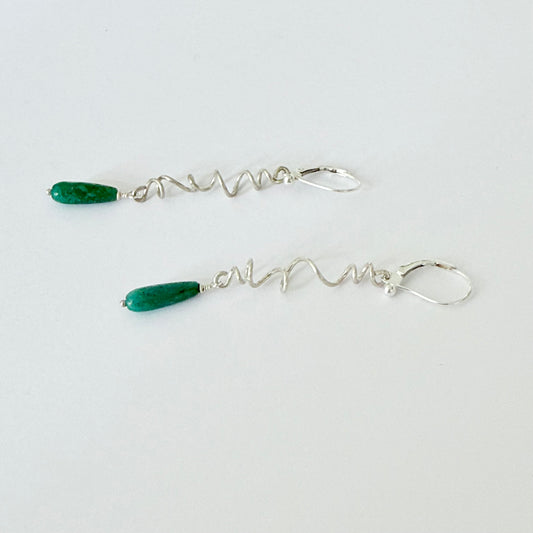 Twist & Turquoise Earrings