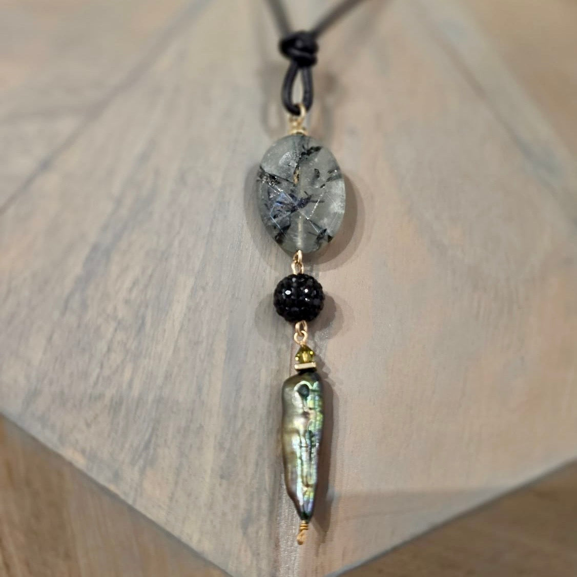 Adjustable Leather Necklace
