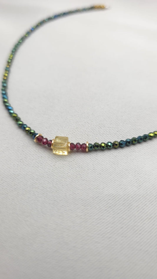 Natural Gemstones Necklace