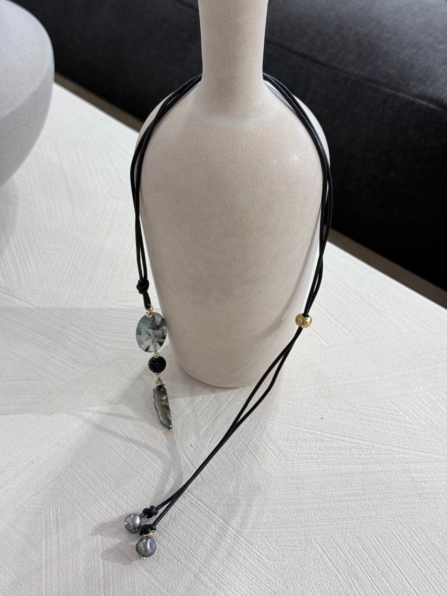 Adjustable Leather Necklace