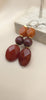 Carnelian & Earth Jasper Statement Drop Earrings