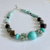 Turquoise & Tiger Eye Statement Necklace