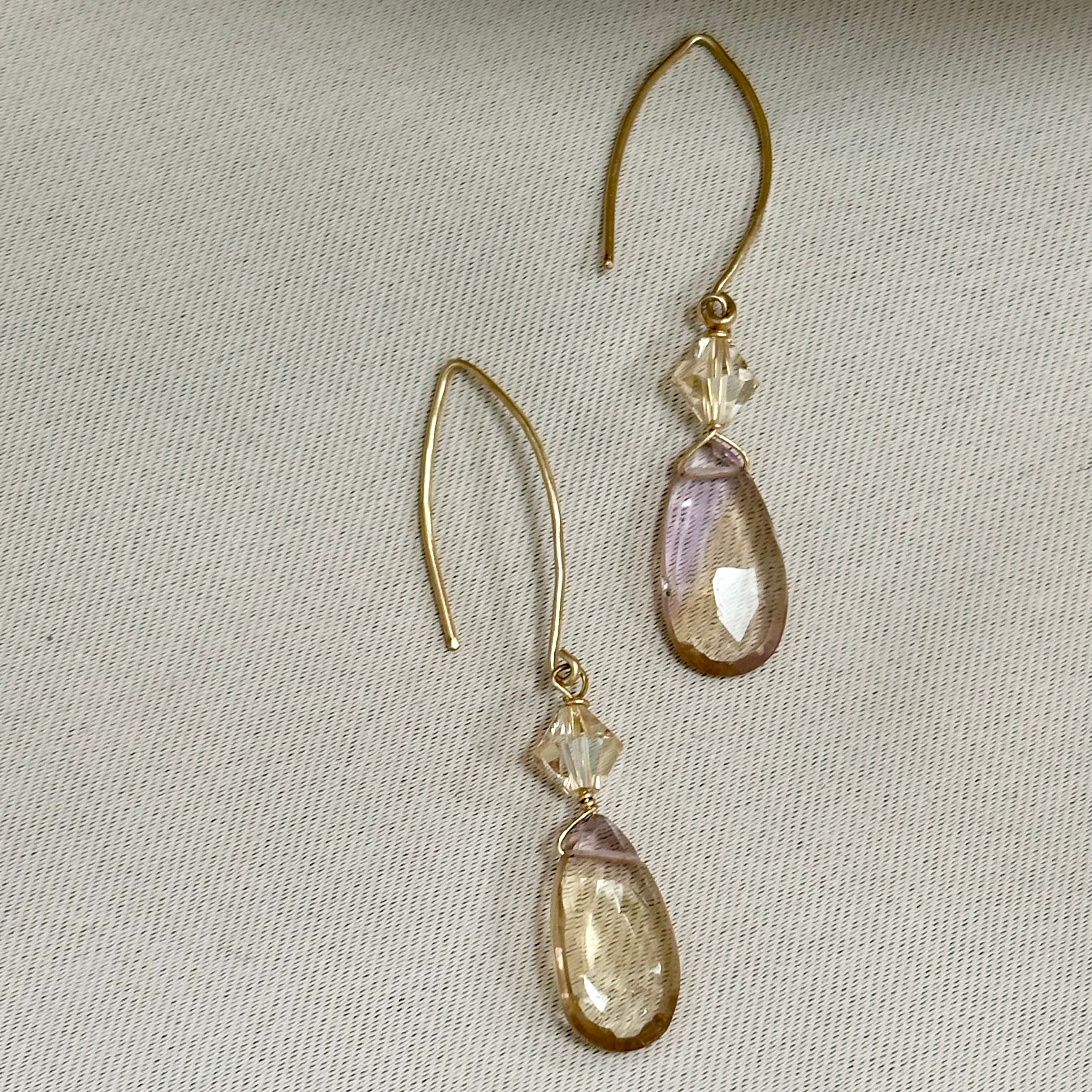 Ametrine Dangling Earrings