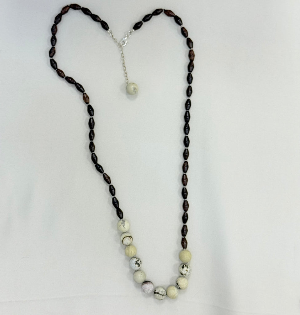 Long Wooden Necklace
