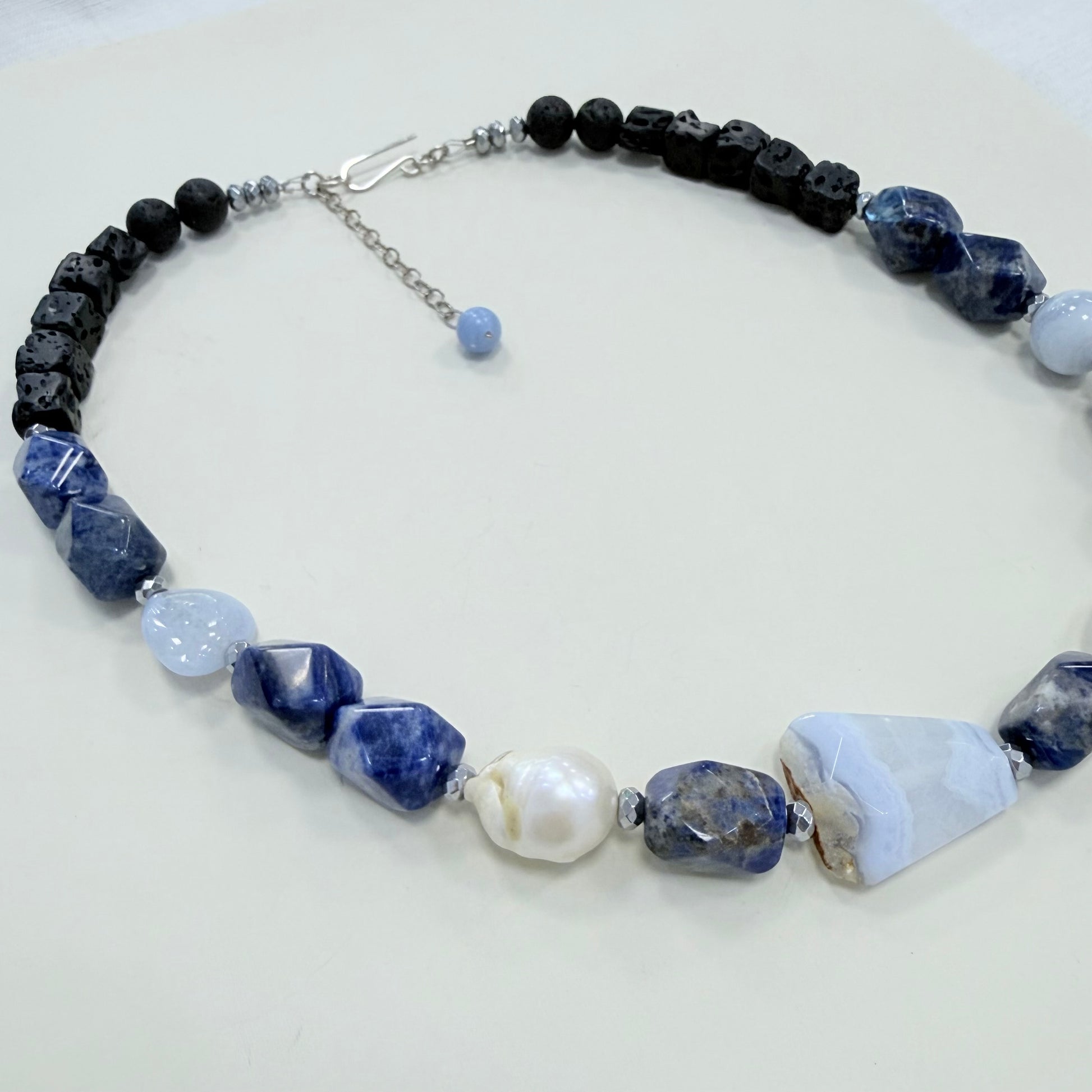 Chunky Gemstones Necklace - Think Stunning