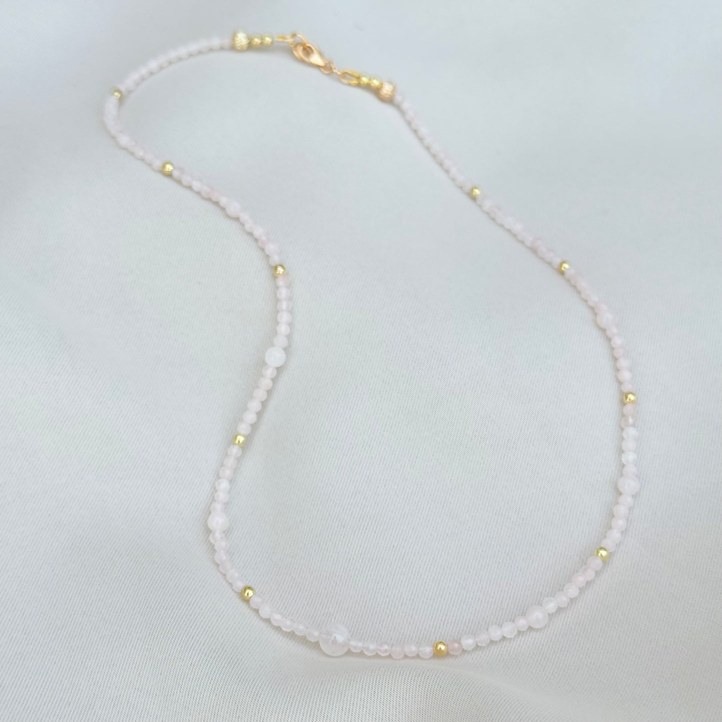 Rose Quartz Necklace - Think Stunning