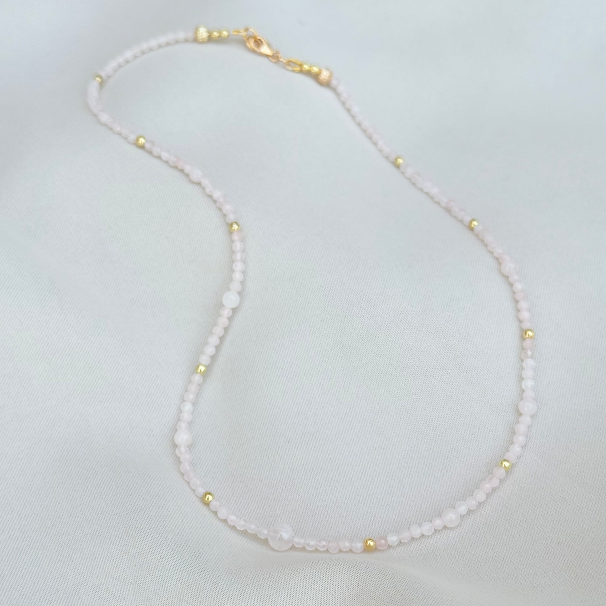 Rose Quartz Necklace - Think Stunning