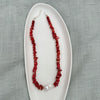Coral & Baroque Pearl Necklace