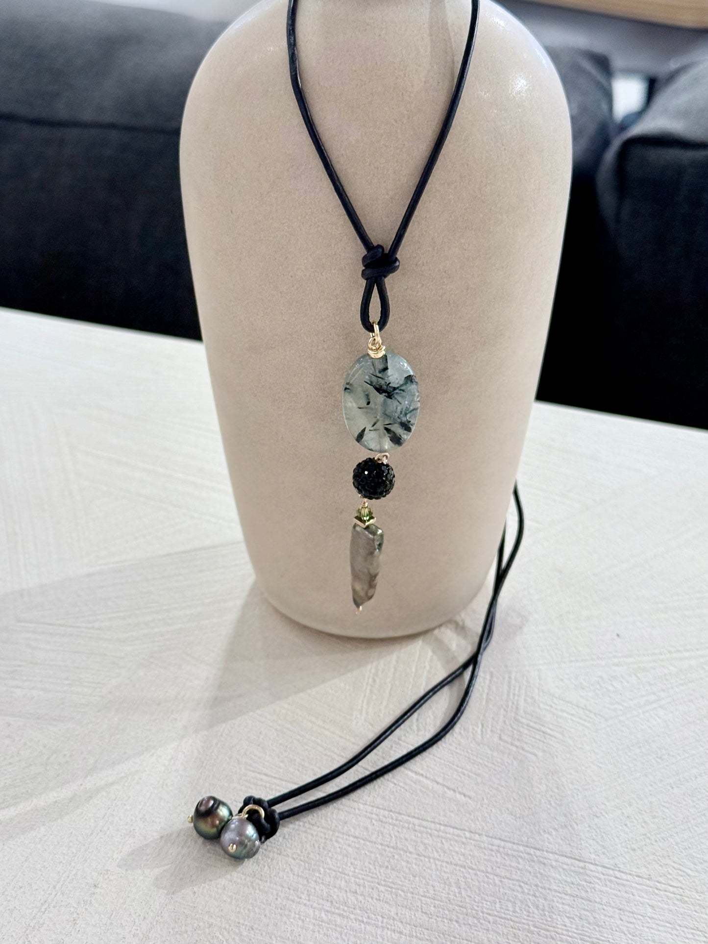 Adjustable Leather Necklace