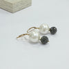 Sparkle Ball and Pearl Earrings - Think Stunning