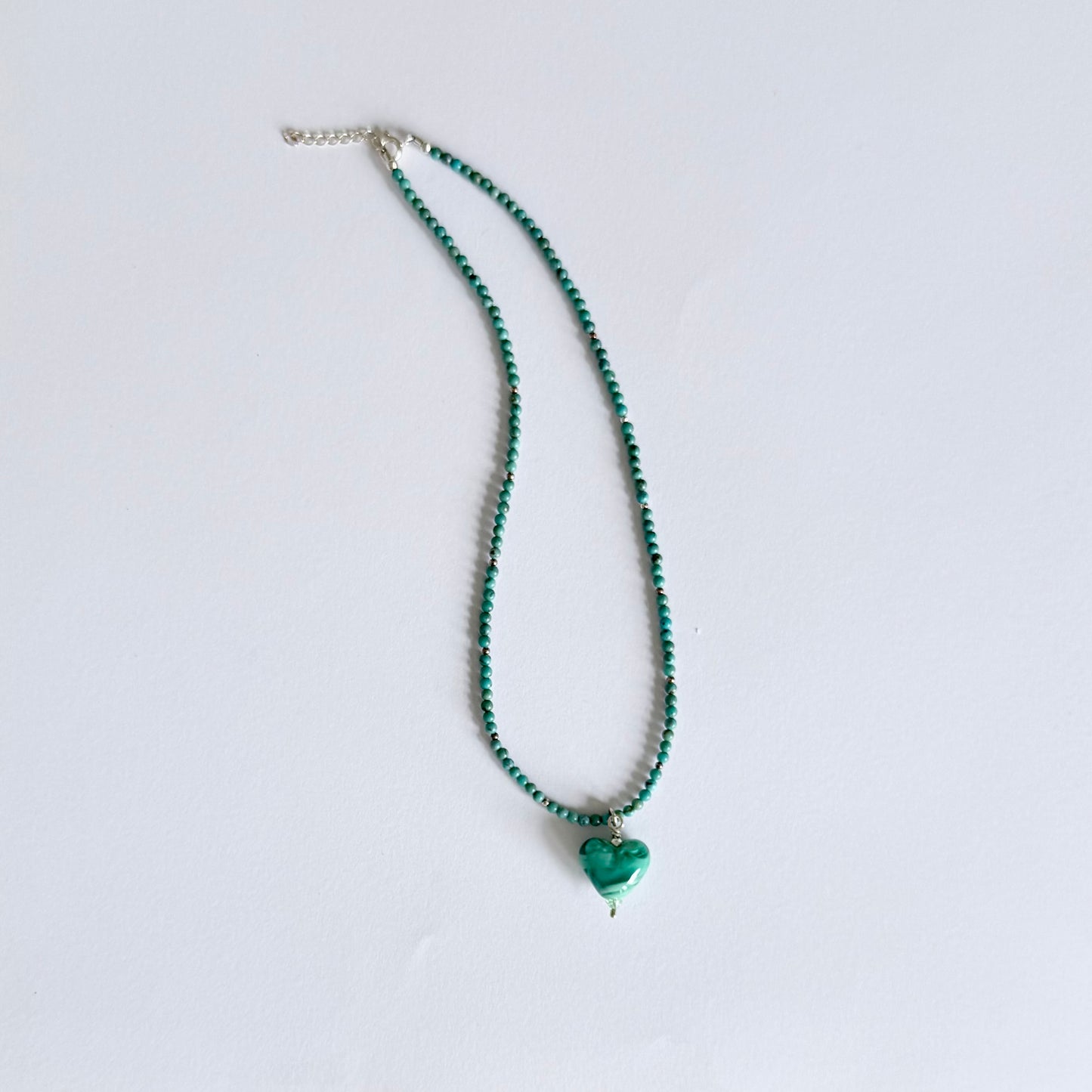 Sea Glass Heart Necklace