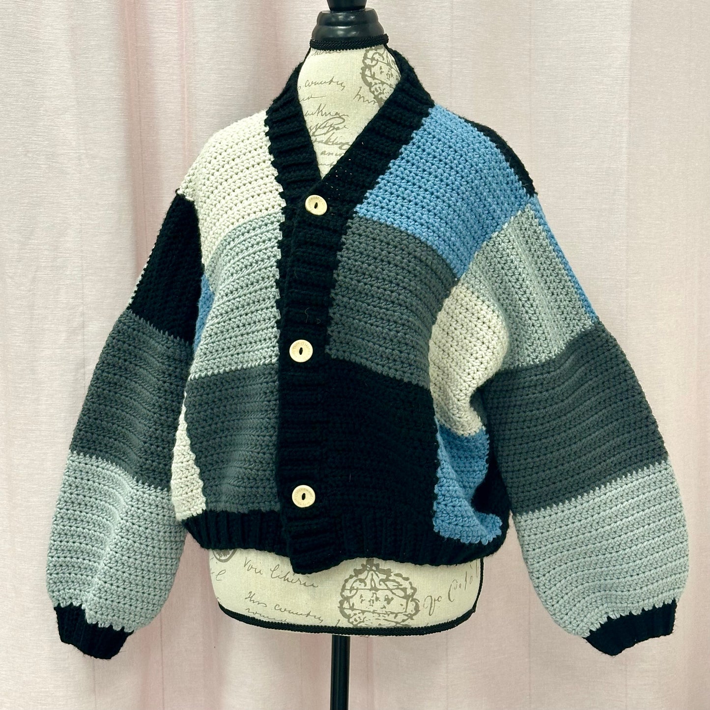 Patchwork Women Cardigan