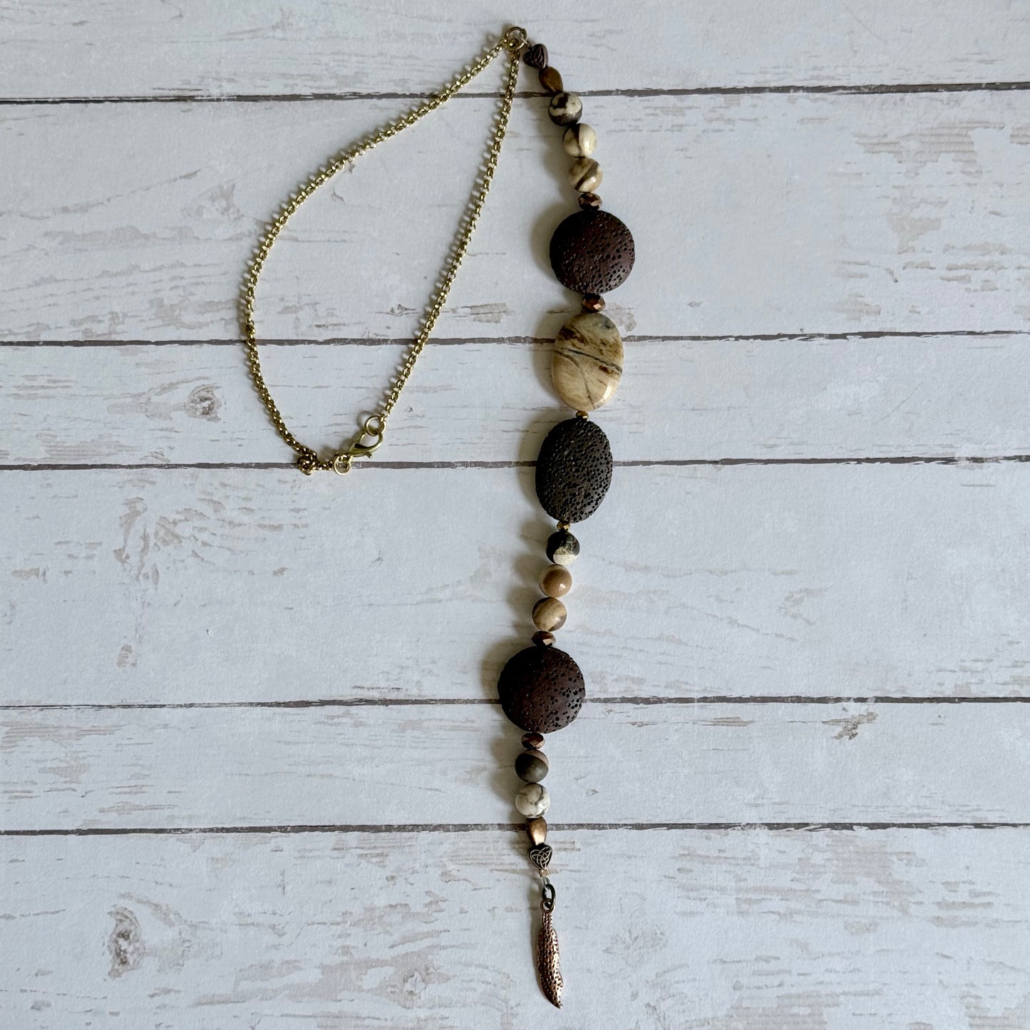 Gemstone & Lava Stone Car Diffuser