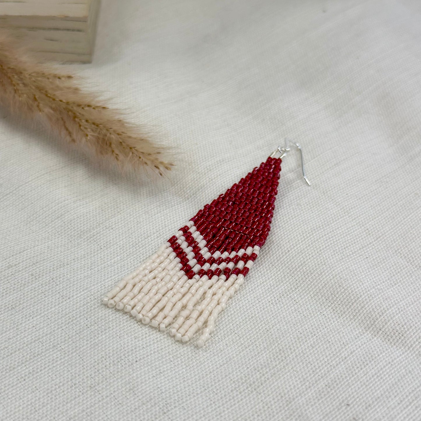Handwoven Seed Bead Earrings