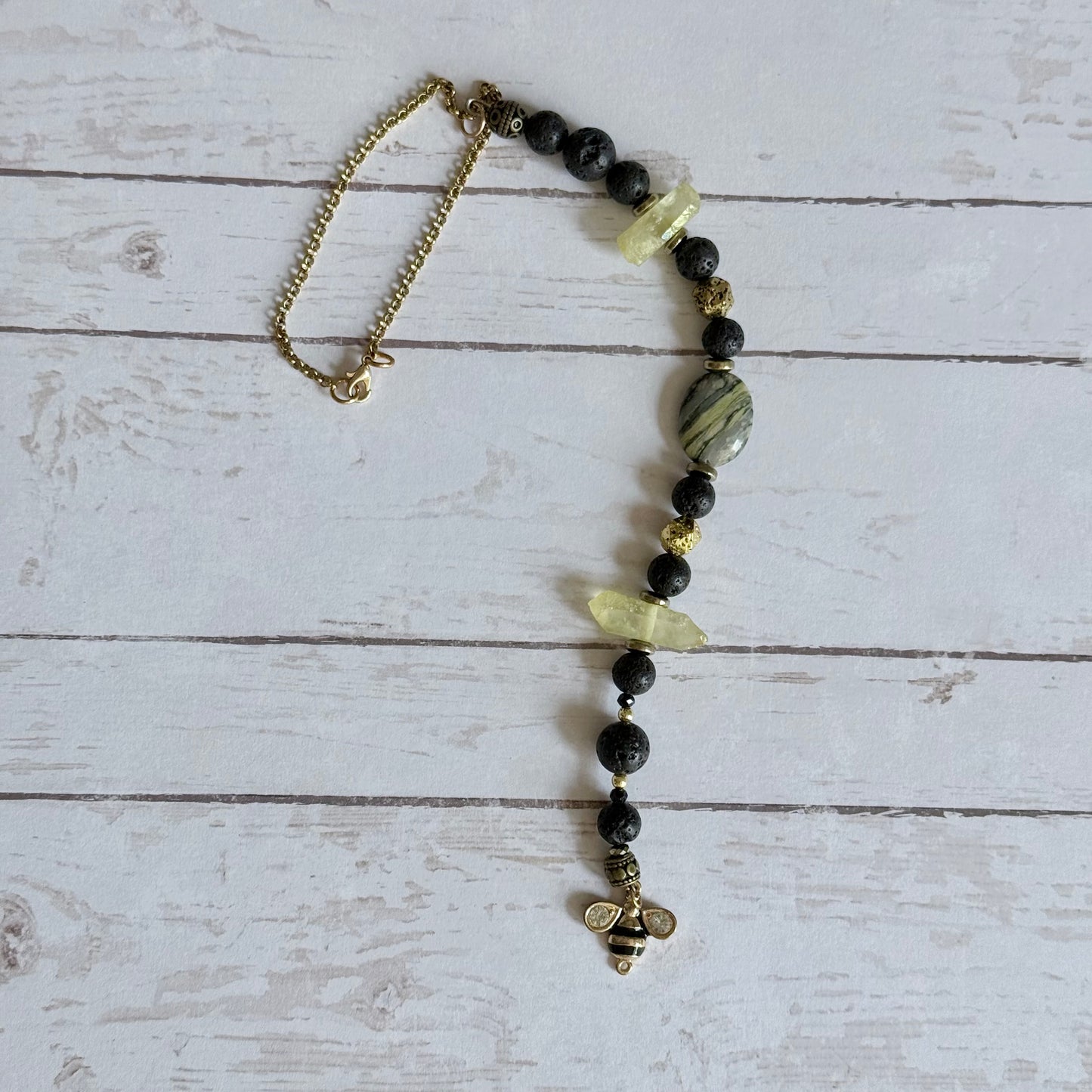 Gemstone & Lava Stone Car Diffuser