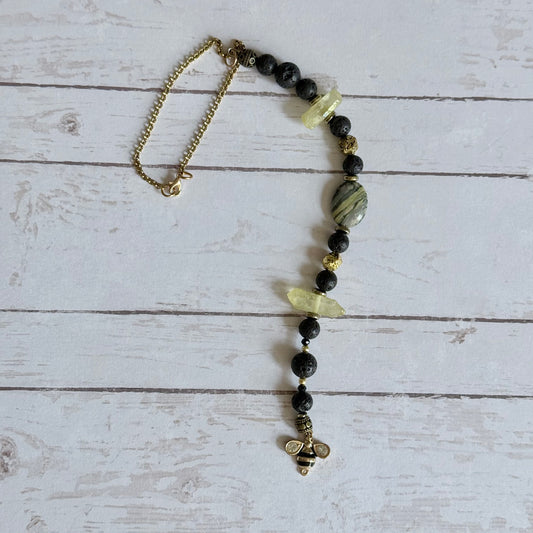 Gemstone & Lava Stone Car Diffuser