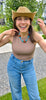 Turquoise & Wooden Statement Necklace